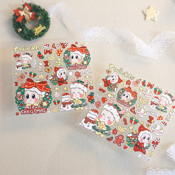 DIY релефна стикер за телефон – коледна звезда, сладък стил