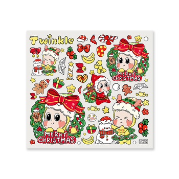 DIY релефна стикер за телефон – коледна звезда, сладък стил