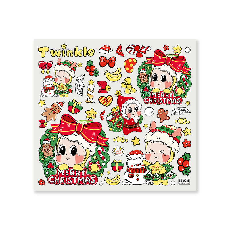 DIY релефна стикер за телефон – коледна звезда, сладък стил