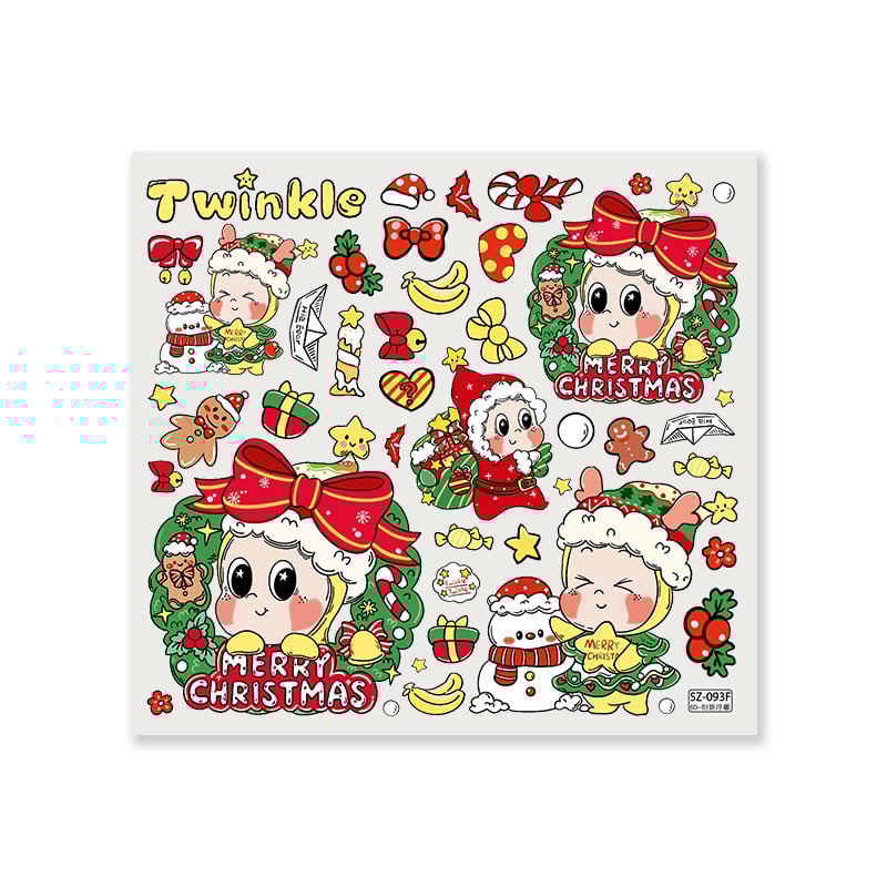 DIY релефна стикер за телефон – коледна звезда, сладък стил