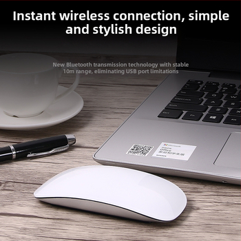 Bluetooth myš pre Mac notebook – 1600 DPI, 2 tlačidlá, nabíjanie Type-C, bezdrôtové pripojenie, dotykové koliesko