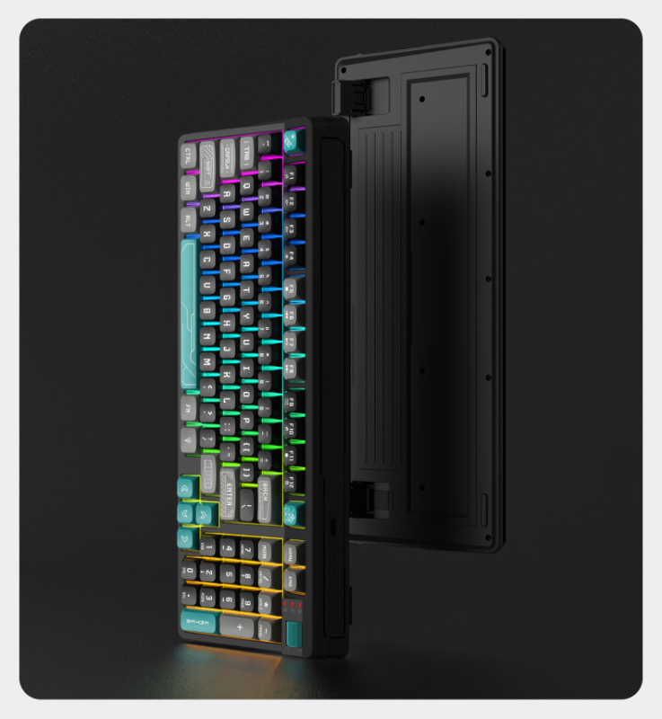 SOREX K97 herný klávesnica, technológia kľúčov X architektúra, RGB podsvietenie, káblové pripojenie, opora dlane