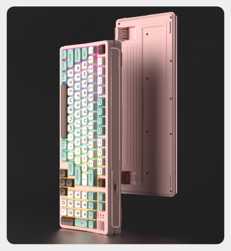 SOREX K97 herný klávesnica, technológia kľúčov X architektúra, RGB podsvietenie, káblové pripojenie, opora dlane