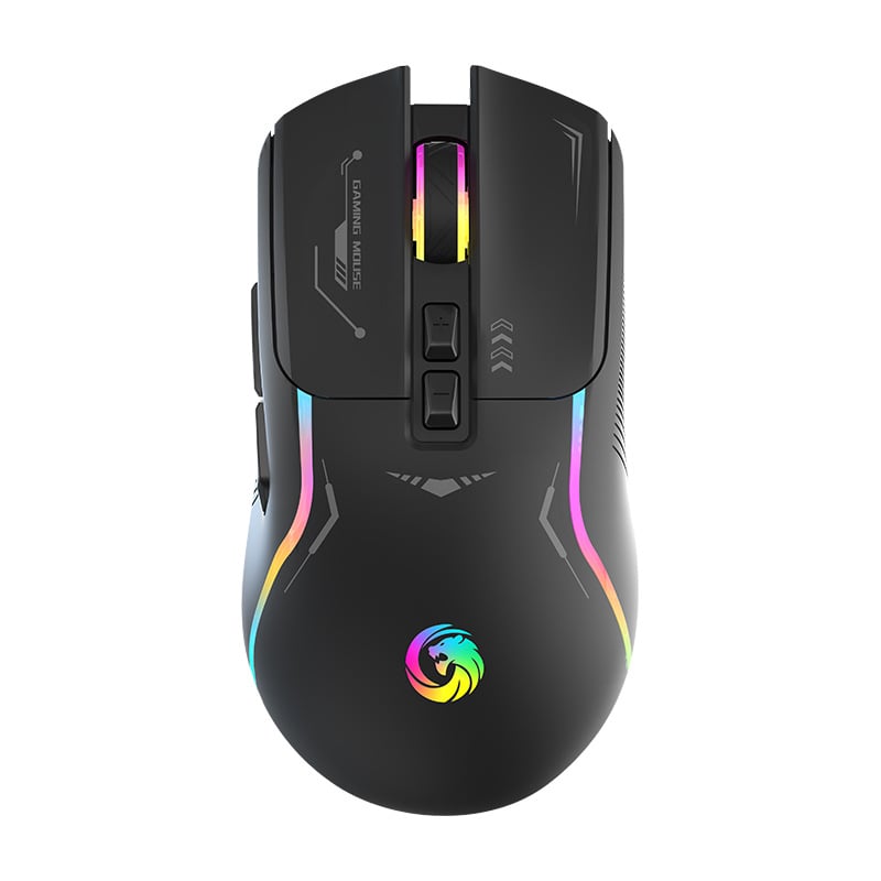 Ενσύρματο gaming ποντίκι με 5600 DPI, 7 προγραμματιζόμενα πλήκτρα, μακροπρογραμματισμός, RGB φωτισμός, USB διεπαφή