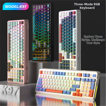 SOREX Herná klávesnica s káblovým pripojením, RGB podsvietenie, 98+ kláves, s opierkou dlane