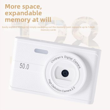 Cameră digitală retro pentru campus – compacta, HD, cu senzor CCD 1/2.3-inch, 24 MP, 8x zoom optic, 2.3-inch ecran HD, stocare TF