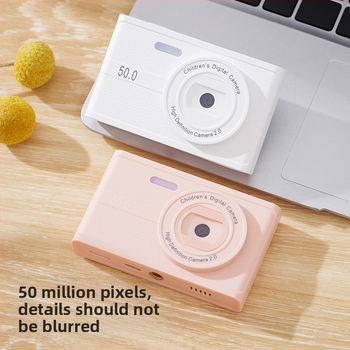 Cameră digitală retro pentru campus – compacta, HD, cu senzor CCD 1/2.3-inch, 24 MP, 8x zoom optic, 2.3-inch ecran HD, stocare TF