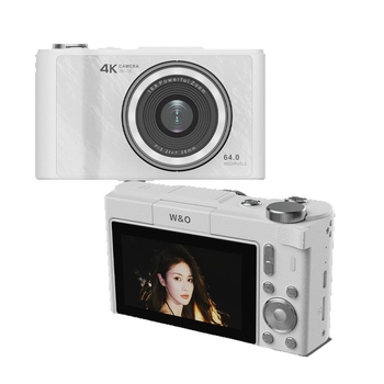 Camera digitală Q5, senzor CMOS 2 MP, zoom optic 3x, rezoluție maximă 5120x2880, ecran LCD rotativ de 3,0 inchi, USB 2.0