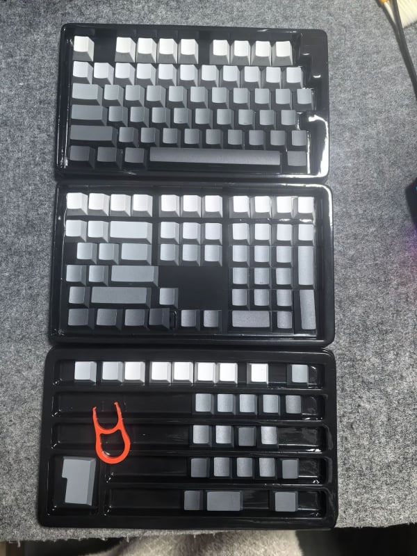 134-tipkovni PBT set keycaps s Dye-Sublimation, bočno graviranje, prozirni za mehaničku tipkovnicu