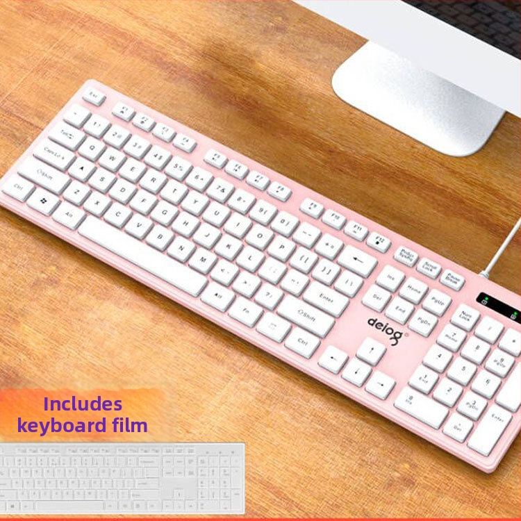 Tichá klávesnica, 104 kláves, káblová, s opierkou na zápästie, model YF360