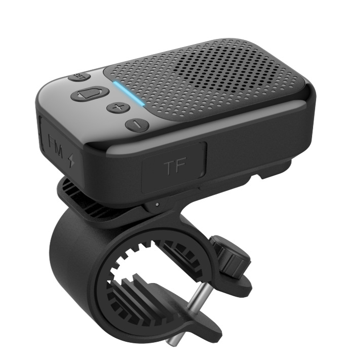 Difuzor Bluetooth clip-on 2 în 1 pentru ciclism și activități în aer liber, mini, portabil, IPX7, Bluetooth 5.3, 3W, 100 Hz-20 kHz, baterie încorporată 500-800 mAh