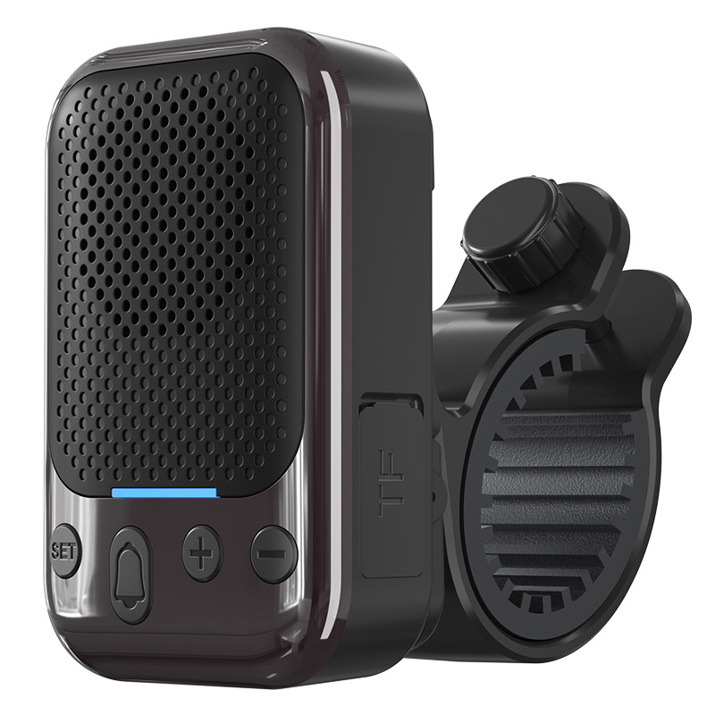 Difuzor Bluetooth clip-on 2 în 1 pentru ciclism și activități în aer liber, mini, portabil, IPX7, Bluetooth 5.3, 3W, 100 Hz-20 kHz, baterie încorporată 500-800 mAh