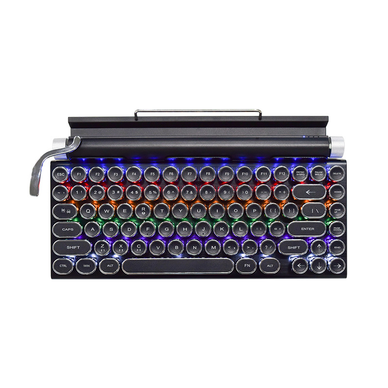 83-tipkovnica, mehanička gaming, dvostruki način Bluetooth i žičano povezivanje, RGB osvjetljenje, vodootporna konstrukcija