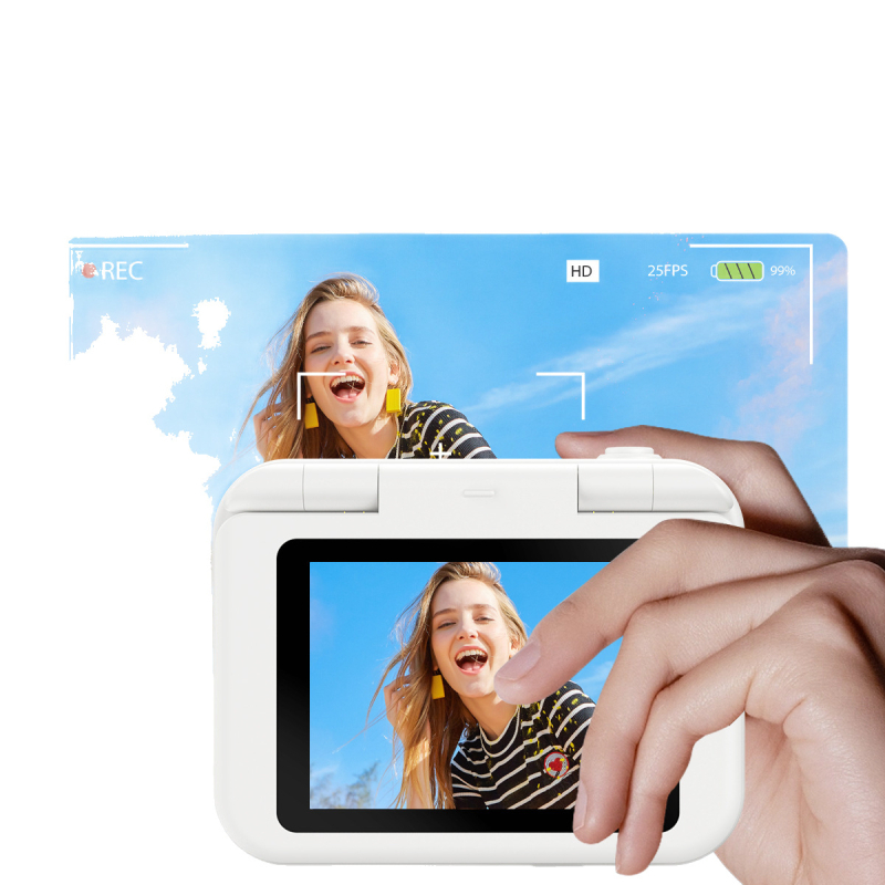 Selfie kamera s CMOS senzorom od 8 MP, 8x optički zum, rotirajući LCD, elektronička stabilizacija slike, prioritet lica