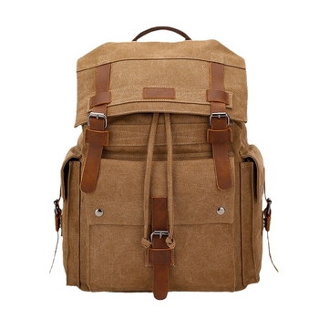 Rucsac din pânză pentru laptop, capacitate 20-35L, rezistent la uzură, bretele curbate, unisex