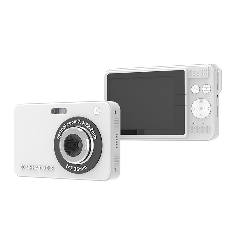 Camera selfie portabilă CCD cu senzor 1/1.7-inch, 24 MP+, 8x zoom optic, ecran LCD HD de 2.8 inch, obiectiv tip periscop