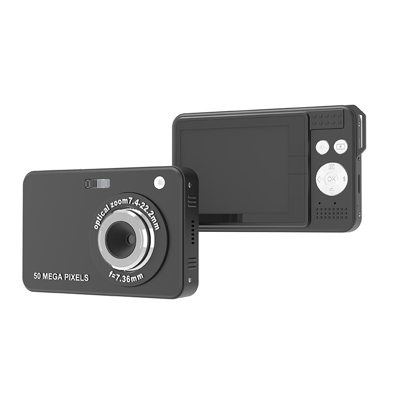Camera selfie portabilă CCD cu senzor 1/1.7-inch, 24 MP+, 8x zoom optic, ecran LCD HD de 2.8 inch, obiectiv tip periscop