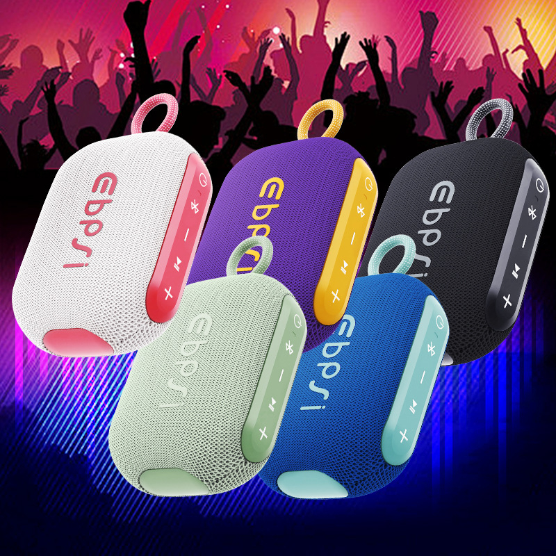 4GO Bluetooth reproduktor – vonkajší nepremokavý prenosný, Bluetooth 5.3, IPX7, vstavaná batéria 2000-4000 mAh, výkon 5W, frekvencný rozsah 20Hz-20kHz