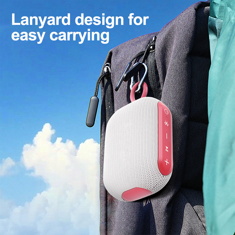 4GO Bluetooth reproduktor – vonkajší nepremokavý prenosný, Bluetooth 5.3, IPX7, vstavaná batéria 2000-4000 mAh, výkon 5W, frekvencný rozsah 20Hz-20kHz