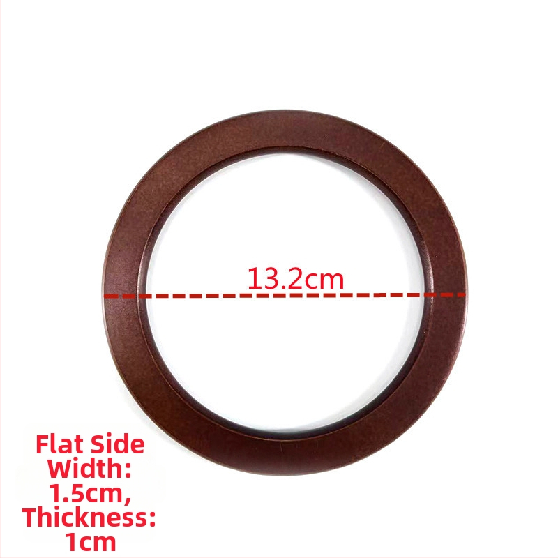 Κυκλική ξύλινη υφαντή τσάντα – γυναικεία τσάντα (Κωδικός 0726; Άνοιξη 2022; Υλικό: Ξύλο; Μοτίβο: Άλλο)