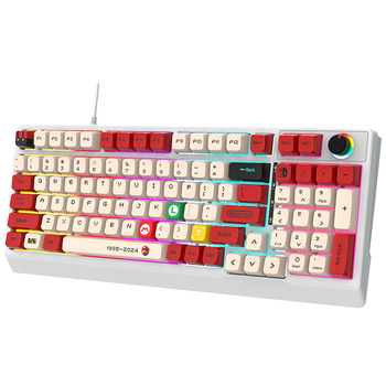 Mehanička tipkovnica sa zelenim prekidačima, RGB pozadinsko osvjetljenje, kabel duljine 1,2 m