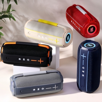 Prijenosni Bluetooth zvučnik sa slotom za karticu, 2 zvučnika, BT 5.3, ugrađena baterija 1000–1200 mAh, 10 W, frekvencijski raspon 100 Hz–20 kHz, domet 10 m