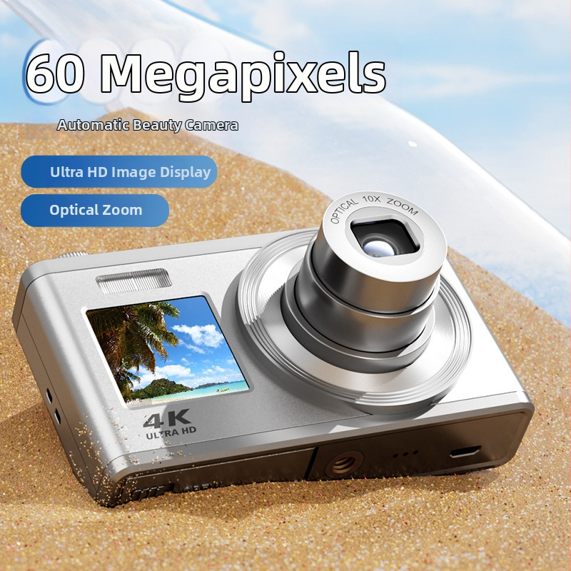 AC-C23 digitalni fotoaparat | 16MP CMOS 1/2.7, 10× optički zoom, dvostrani LCD zaslon 2.88\" i 1.58\" IPS, USB 3.0, anti‑shake i prepoznavanje lica