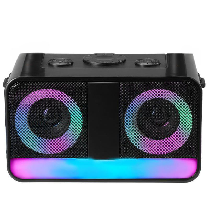 Karaoke Bluetooth zvučnik, prijenosni za vanjsku upotrebu, 35W, dva zvučnika, ugrađena baterija, Bluetooth 5.1, frekvencijski raspon 100Hz-20kHz, mikrofon uključen