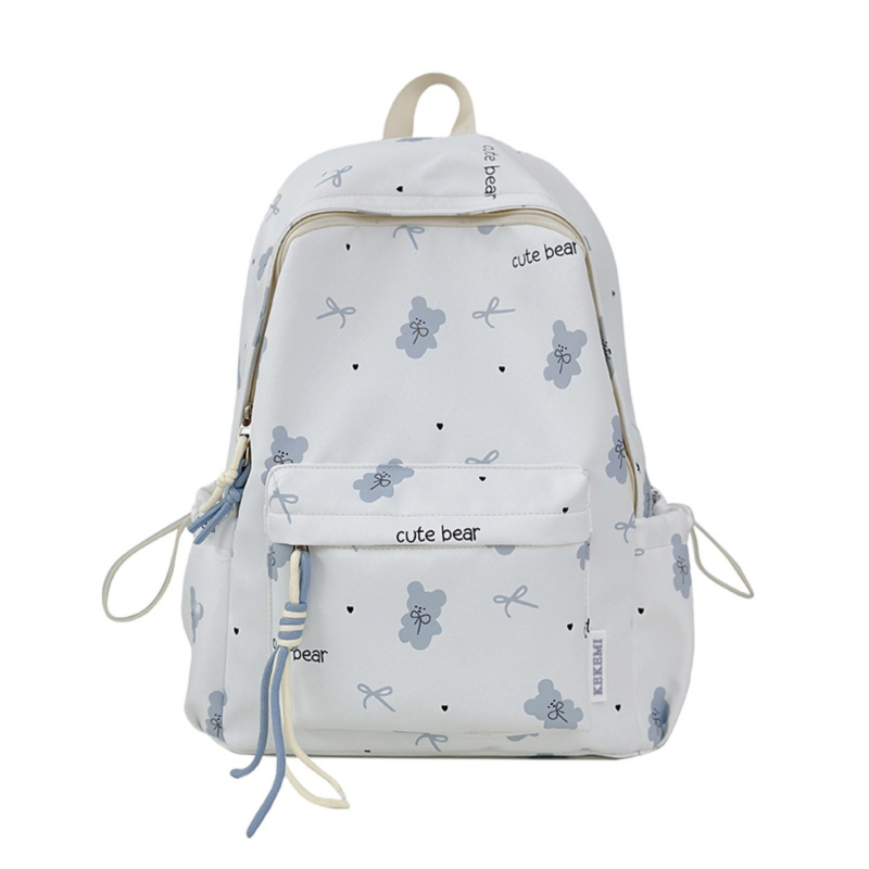 Nylonový ruksak, kapacita 20–35 L, vhodný pre 12-palcový notebook, zakrivený ramenný popruh, polyesterová výstelka