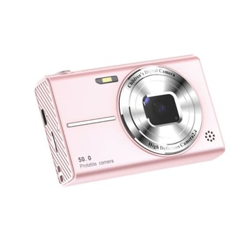 Õpilaste jaoks kaasaskantav CCD-kaamera 24 MP+ sensoriga, 4x optiline suum, 2,4-tolline HD LCD-ekraan, lainurkobjektiiv