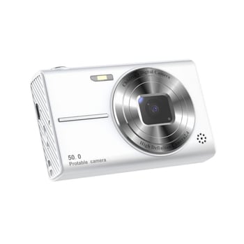 Õpilaste jaoks kaasaskantav CCD-kaamera 24 MP+ sensoriga, 4x optiline suum, 2,4-tolline HD LCD-ekraan, lainurkobjektiiv