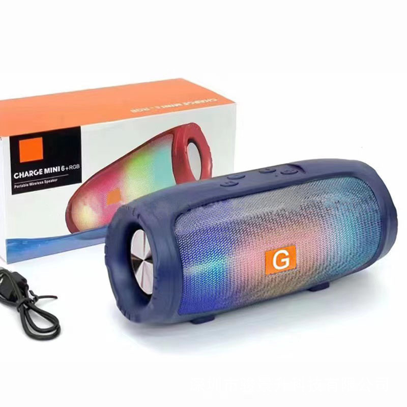 Bežični Bluetooth zvučnik s TWS stereo, 6W izlaz, ugrađena baterija 500–800 mAh, Bluetooth 5.0, frekvencijski raspon 100 Hz–20 kHz, domet 10 m