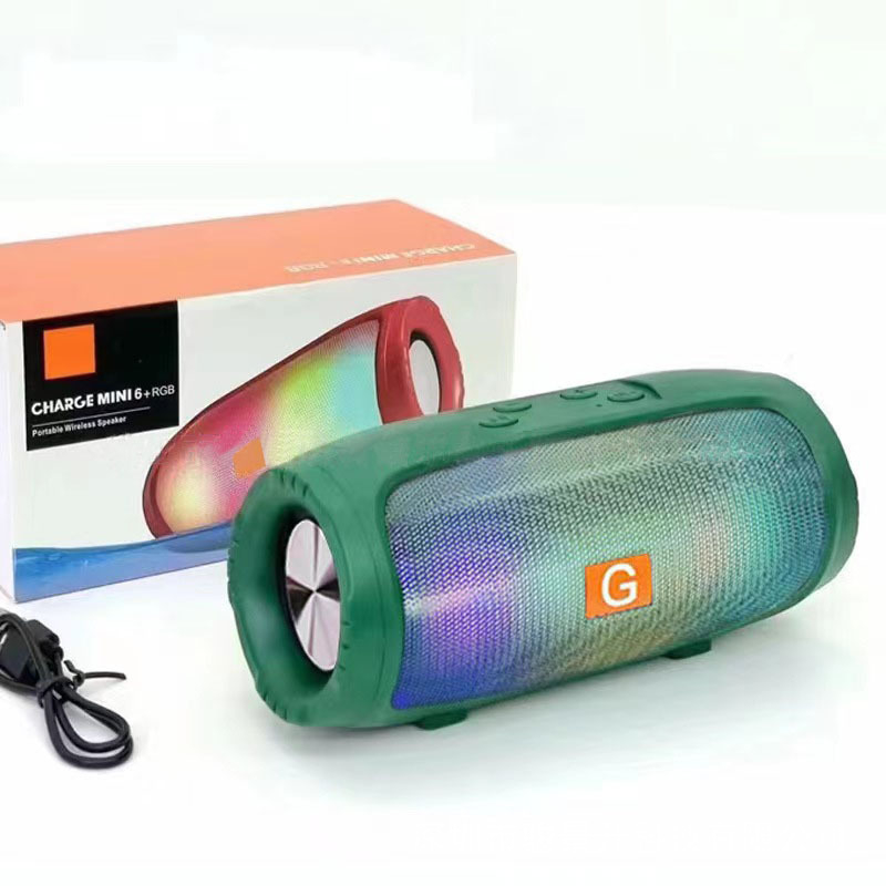 Bežični Bluetooth zvučnik s TWS stereo, 6W izlaz, ugrađena baterija 500–800 mAh, Bluetooth 5.0, frekvencijski raspon 100 Hz–20 kHz, domet 10 m