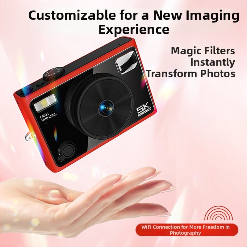 Digitálny fotoaparát s CMOSS senzorom 20,3 MP, 5× optický zoom, elektronická stabilizácia obrazu, vodeodolný a prachuodolný, TF karta pre ukladanie
