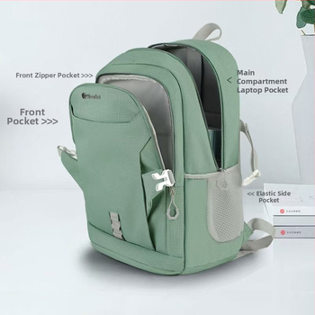 Casual minimalistički ruksak za prijenosno računalo, unisex, za 16-inčni laptop, kapacitet 20–35 L, poliester, prozračan, vrlo lagan, smanjenje opterećenja, zaštita kralježnice