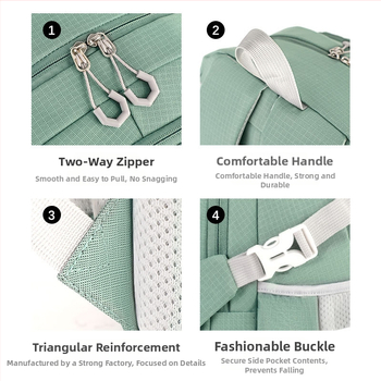 Casual minimalistički ruksak za prijenosno računalo, unisex, za 16-inčni laptop, kapacitet 20–35 L, poliester, prozračan, vrlo lagan, smanjenje opterećenja, zaštita kralježnice
