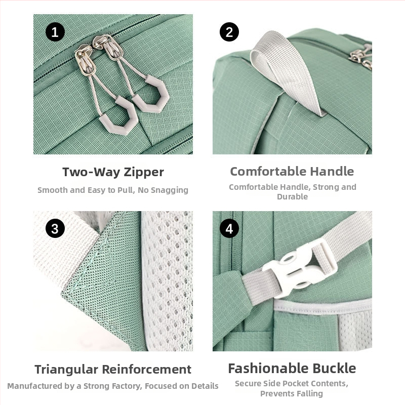 Casual minimalistički ruksak za prijenosno računalo, unisex, za 16-inčni laptop, kapacitet 20–35 L, poliester, prozračan, vrlo lagan, smanjenje opterećenja, zaštita kralježnice
