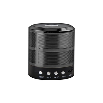 WS-887 Φορητό Bluetooth Ηχείο με Ενσωματωμένη Μπαταρία, Ισχυρός Μπάσος, 5 W, Εμβέλεια 10 μ