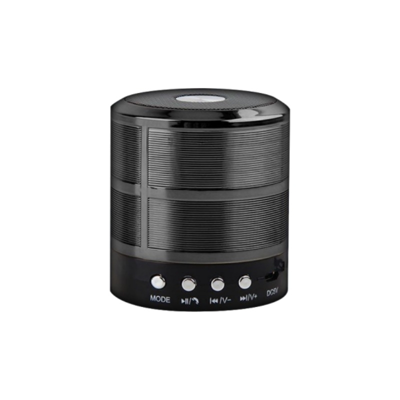 WS-887 Φορητό Bluetooth Ηχείο με Ενσωματωμένη Μπαταρία, Ισχυρός Μπάσος, 5 W, Εμβέλεια 10 μ