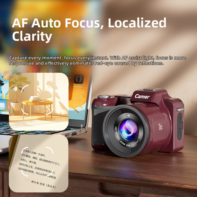 Digitálny fotoaparát M29 s CMOS 1/2.3-palcovým senzorom, 21MP, rozlíšenie 6144×4912, 16x digitálny zoom, periskopický objektív