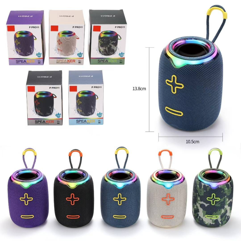 Prijenosni Bluetooth zvučnik, dvostruki sustav zvučnika, IPX4 vodootporan, 10W, BT 5.3, ugrađena baterija 1200–2000mAh, frekvencijski raspon 100 Hz–20 kHz