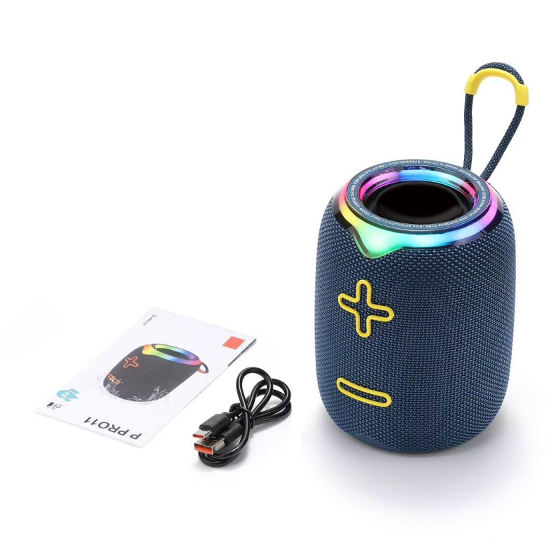 Prijenosni Bluetooth zvučnik, dvostruki sustav zvučnika, IPX4 vodootporan, 10W, BT 5.3, ugrađena baterija 1200–2000mAh, frekvencijski raspon 100 Hz–20 kHz