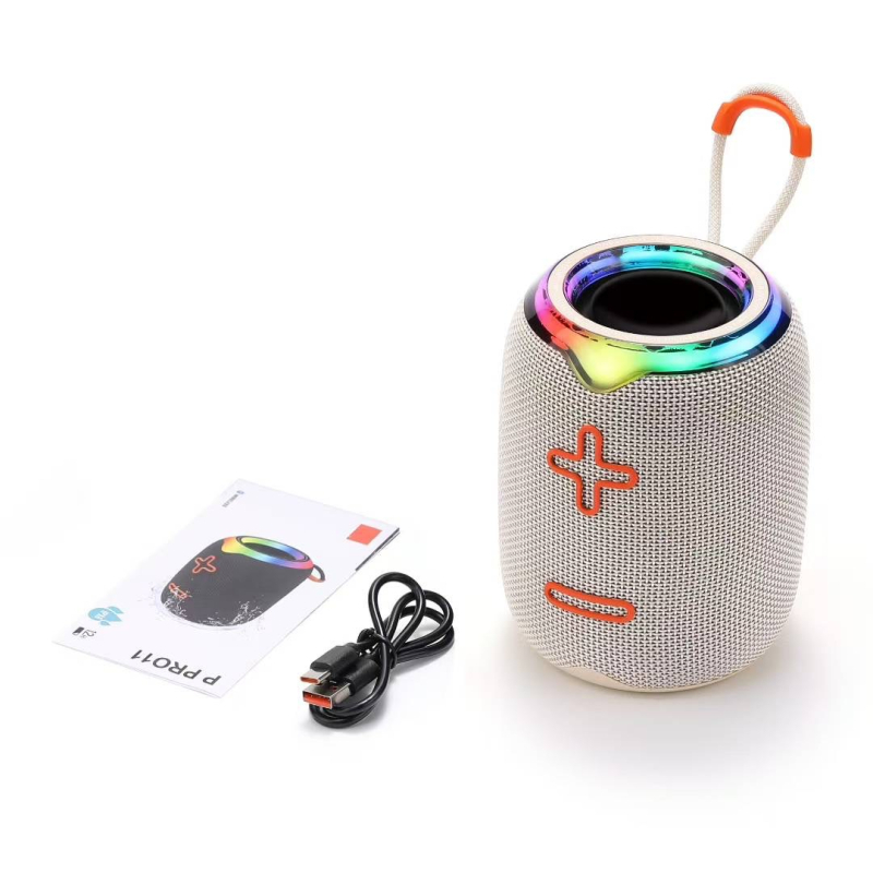 Prijenosni Bluetooth zvučnik, dvostruki sustav zvučnika, IPX4 vodootporan, 10W, BT 5.3, ugrađena baterija 1200–2000mAh, frekvencijski raspon 100 Hz–20 kHz