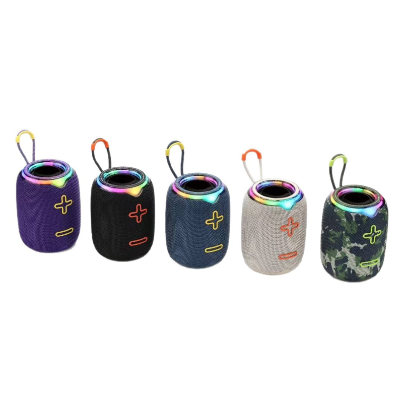 Prijenosni Bluetooth zvučnik, dvostruki sustav zvučnika, IPX4 vodootporan, 10W, BT 5.3, ugrađena baterija 1200–2000mAh, frekvencijski raspon 100 Hz–20 kHz