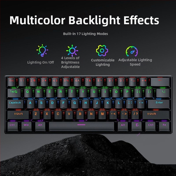 Káblová mechanická numerická klávesnica pre notebook Asus Tianxuan 6Pro, so spínačmi bez osí, s miešaným podsvietením, plastové puzdro