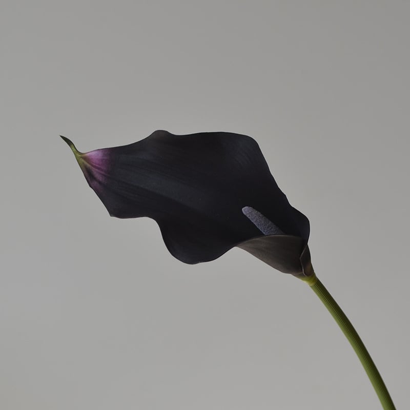 Calla liliom művirág, puha gumi anyag, hidratáló érzetű textúra, otthoni dekorációhoz, Xiangcun Warm Tree