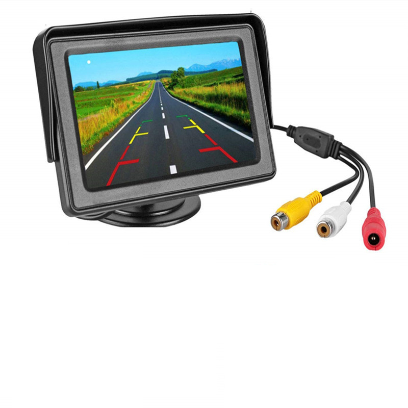 Zaslon za vožnju unatrag YWX-430A s TFT LCD-om, rezolucija 480x272, CVBS ulaz