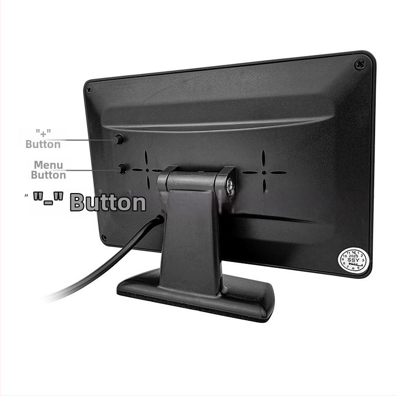 Automobilový LCD monitor SSY-Y401 – rozlíšenie 480x272, AV vstup, CVBS kompatibilný, PAL/NTSC