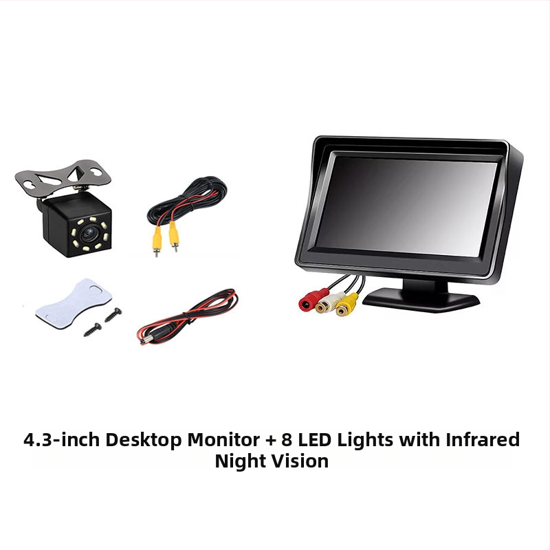 Automobilový LCD monitor SSY-Y401 – rozlíšenie 480x272, AV vstup, CVBS kompatibilný, PAL/NTSC