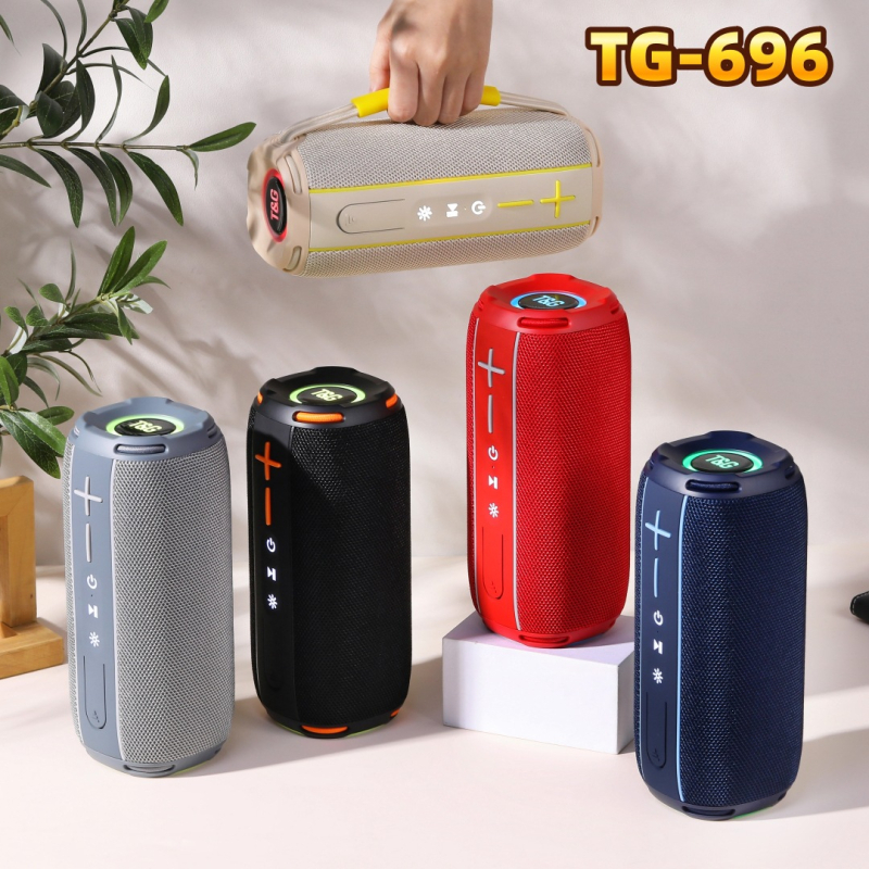 Bluetooth zvučnik TG696 s 2 zvučnika, BT 5.3, 10W, ugrađena baterija 1200–2000mAh, raspon frekvencija 100 Hz–20 kHz